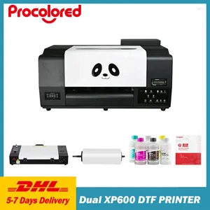 Imprimante Dtf double tête d'impression Xp600, Machine d'impression à transfert Direct vers Film pour t-shirts, textiles, vêtements, sacs en jean