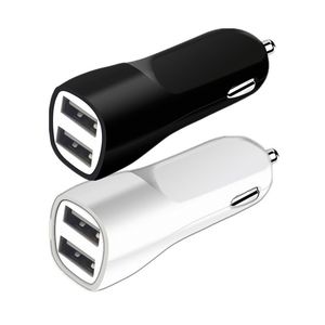 Double chargeur USB Car Chargeur Cigarette Universal Auto Power Adapter Chargers pour iPhone 14 15 12 13 Samsung S8 S9 S10 S23 S24 HTC LG Android Phone