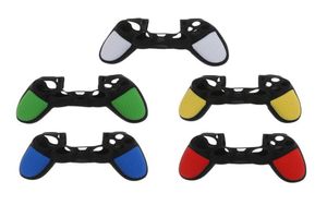 Étui en silicone doux à double couleur pour PS4 Playstation 4 Cases de contrôleur Slimpro Couvre-couvertures de peau de protection Shell7855731