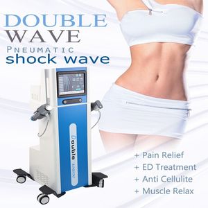 Dual Channel Electromagetic Pneumatic Shockwave Physical Therapy For Tendonitis Achilles Extracorporeal Shock wave ED treatment / Pain Relief Machine
