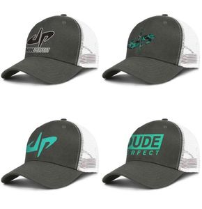 Dude Perfect logo verde militar para hombre y mujer gorra de camionero béisbol diseñador fresco Hipster sombreros de malla Art Logo Letter Prints Go Big6156691