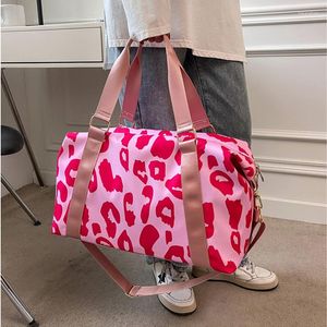 Bolsas de lona bolsa de gimnasia mujer equipaje de viaje de moda mujeres nylon impermeable