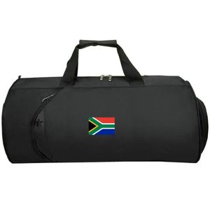 Sacs polochons Drapeau de l'Afrique du Sud Sac ZAF National Banner Travel Tote Cape Town Country Train Sling Handle Trip Duffle Print luggageDuffel