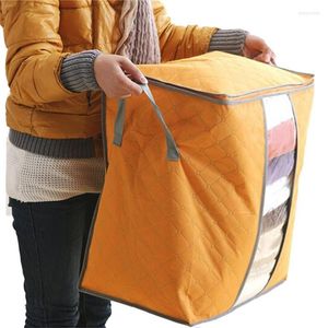 Bolsas de lona, bolsa de viaje, organizador de lona portátil, bolsa para debajo de la cama no tejida, caja de cubos de embalaje, equipaje de ropa de bambú