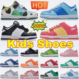 Chaussures de marque pour enfants en bas âge Baskets pour jeunes bébés Panda Chunky Fraise Basse Filles Garçons Enfants Chaussure Enfant Garçon Fille Baskets Université AHrI #