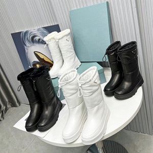 Dupe – bottes de styliste pour femmes, demi-bottes de neige, chaussures de Locomotive en Nylon, de luxe, à la mode, Martin, taille 35-41