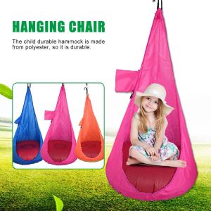 Silla de hamaca duradera para niños Capa de la cápsula Swing Swing Pod cómodo colgante para el juego de uso interno y al aire libre