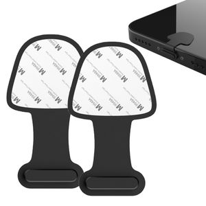 Polvo de polvo para el puerto de carga USB Cubierta a prueba de polvo de silicona Foriphone 13 para Samsung para Huawei Smart Phone Accessories