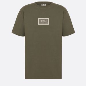 DUYOU Hommes COUTURE RELAXED-FIT T-SHIRT Marque Vêtements Femmes T-shirt d'été avec logo brodé Jersey de coton flammé Haute qualité Tops Tee 7199