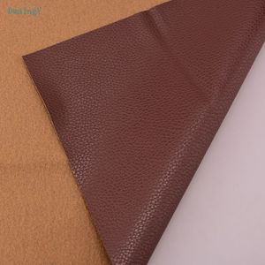 Dwaingy Pure Color Series PU Synthetic Faux Leather Fabric pour Patchow Diysewing Tanding Sofa Seat Craft Material Half Metter