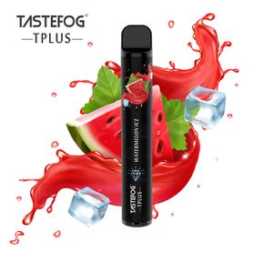 Tastefog 800 bouffées Pod jetable Vape Puff 20 mg Fraise Kiwi Passion Goyave Énergie Myrtille Pastèque Glace avec emballage espagnol