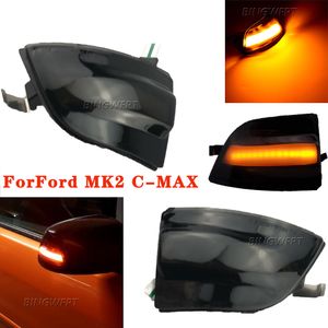 Luz de señal de giro dinámica espejo retrovisor del coche indicador LED intermitente para FORD Focus 2 MK2 2004 - 2008 C-MAX