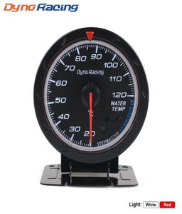 Dynoracing 60 mm de température de l'eau de voiture Gauge de température 20120 CELSIUS TEMPLE DE TEMPRE EAU ROUGE Éclairage blanc Red Gauge de voiture avec capteur BX1014691643423