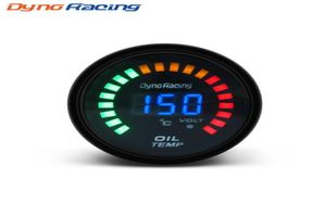 Dynoracing noir 2 pouces 52mm numérique LED jauge de température d'huile de voiture 20150 Celsius jauge de température d'huile compteur de voiture BX1014541992403