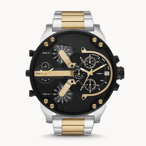 DZ watch Mr Daddy 2 0 Chronographe Montre en acier inoxydable bicolore DZ7459295V