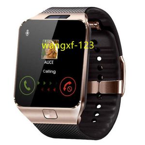 Reloj elegante barato de Smartwatch de la cámara del teléfono móvil de la venta caliente del reloj elegante DZ09 con la tarjeta de Sim