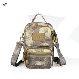 E. T Dragon Bolso de hombro para ocio al aire libre, bolso cruzado, bolso de montañismo para fanáticos militares, bolso colgante de nailon de camuflaje portátil para acampar