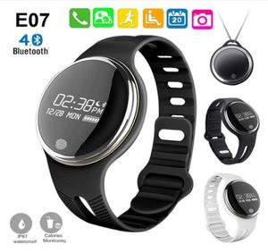 E07 montre intelligente Bluetooth 40 OLED GPS sport podomètre Fitness Tracker étanche Bracelet intelligent pour Android IOS téléphone montre PK f4803263