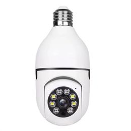 E27 IP Bombilla Cámara WiFi Monitor de bebé 1080P Mini interior CCTV Seguridad AI Seguimiento Audio Video Cámara de vigilancia Hogar inteligente con caja al por menor DHL