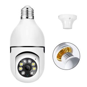 E27 IP Bombilla Cámara WiFi Monitor de bebé 1080P Mini CCTV interior Seguridad AI Seguimiento Audio Video Cámara de vigilancia Equipos de monitoreo de hogar inteligente
