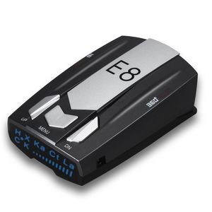 E8 led gps láser coche electrónica detector de coche mejor antiradars velocidad auto grados detectar 12V DC