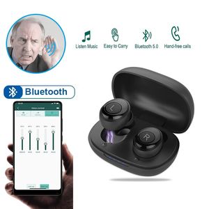 Suministro para el cuidado de los oídos Audífono Bluetooth Recargable Ayuda invisible APLICACIÓN Amplificador de sonido digital para sordera Aparelho auditivo inalámbrico 230329