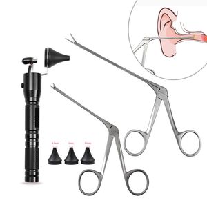 Ear Care Supply Canal Cleaner Clip Picker Pliers Tongs Earwax Remover Micro Alligator Nasal Forceps Wax Cleaning Tools 230729