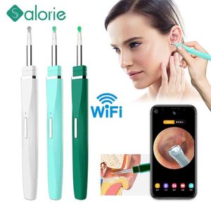 Ear Care Supply Wireless WiFi Earpick Otoscope Camera Luminous Ear Wax Removal Nettoyage des dents Oral Inspection Endoscope Ear Cleaner Health Care 230524