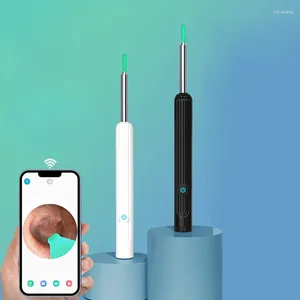 Kit de nettoyage des oreilles, bâtons visuels intelligents 1080P, outil d'élimination de la cire, nettoyeur sans fil avec caméra et lumière LED