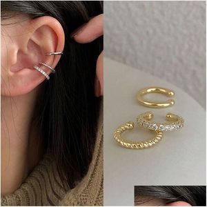 Ear Cuff Fashion Ear Cuffs Sin piercing Pendientes de clip Pendiente de cartílago falso sin perforación para mujeres Joyería Gota Entregar Dhgarden Othpd