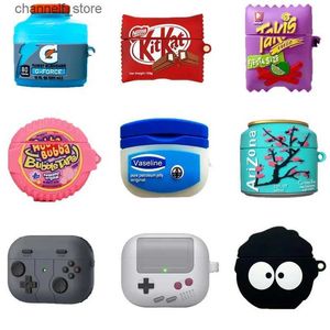 Accessoires pour écouteurs Étui 3D pour Airpods Pro 2 dessin animé Snack bonbons boissons couverture d'écouteur créative pour Airpods boîte de chargement étui pour Airpods 2Y240322