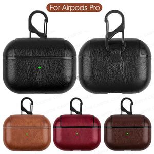 Accessoires d'écouteurs Cas de luxe pour AirPods 3rd Gen Leather AirPod Elecphones Protector AirPod2 Couvre AirPod2 Accessoire avec Keychain AirPods 3 2 1 Case Q240415