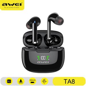 Écouteurs awei bluetooth 5.2 TA8 ANC ACTIVE ANNULLAGE CÉCHONNEMENT SANS WIRE