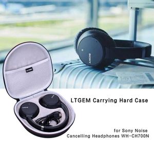 Écouteurs ltgem eva noir transportant un étui dur pour les écouteurs de sony annulant WHCH700N