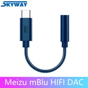 Écouteurs Meizu Hifi MBLU HIFI DAC Écouteur Amplificateur Audio Hifi sans perte DAC Typec pour adaptateur audio 3,5 mm