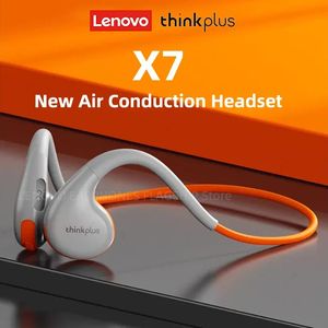 Auriculares Original Lenovo X7 Auriculares de conducción de aire Auriculares inalámbricos Bluetooth 5.3 Auriculares deportivos de conducción ósea Micrófono con gancho para la oreja al aire libre