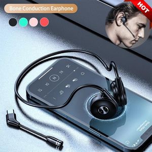 Écouteurs True Bone Conduction Headphones Fone Bluetooth de Ouvido Wear Hook Over Ear poids léger non intérieur avec des écouteurs microphones