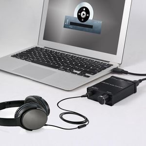 Adaptador convertidor de Audio USB Dac para auriculares con amplificador de auriculares USB a Coaxial S/pdif tarjeta de sonido de Audio Digital a analógica de 6,35mm