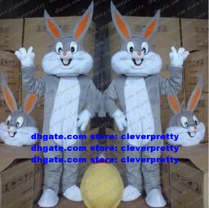 Traje de la mascota del conejito de Pascua Conejo y Bugs Bunny Liebre Traje de personaje de dibujos animados para adultos Traje Merchandise Street Graduation Party CX4029