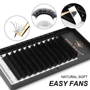 Fans Easy Winky Beauty Lathes Extensions False Flowering Auto Fan Eyelashes Blooming Volume Cilios x0802