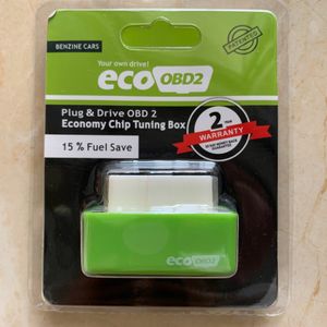 Eco Fuel Tool OBD2 Vert Rouge Jaune Bleu 4 couleurs Economy Chip Tuning Box OBD Car Fuel Saver OBD-2 PlugDrive pour Benzine Cars Essence Trucks Fuel Saving