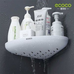 ECOCO – étagère de rangement pour salle de bain, coin de douche, porte-shampooing, panier, étagères murales pour étagères de cuisine, 220125