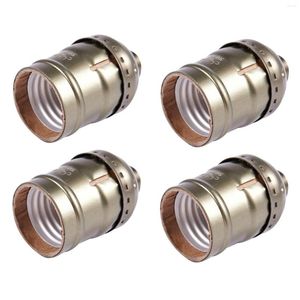 Edison Vintage Lamp Light Base Socket Holder Adapter E27 Bombillas -Adecuado para bombillas desnudas Características Sin cable Latón antiguo