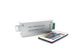 Edison2011 Controlador remoto inalámbrico RF LED RGB Dimmer de 24 teclas para luces de módulo de tira LED RGB DC 12V24V 12A2506101