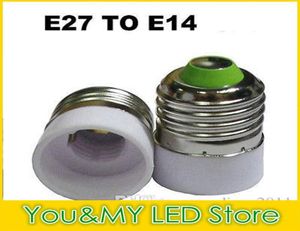 Edison2011 Convertisseur adaptateur de lampe à ampoule LED E14 en E27 Holder Convert E27 en socket de base E14 pour bulbe de maïs LED 10pcs4020335