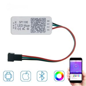 Edison2011 WS2812B WS2811 Contrôleur Bluetooth LED adressable iOS Android App Télécommande sans fil DC 5 V ~ 12 V Bande LED Pixel LL