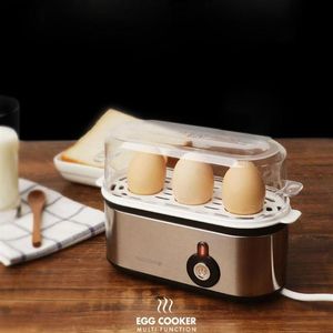 Chaudières à œufs 3 cuiseurs à vapeur, Machine multifonction pour petit-déjeuner, cuiseur doux ou dur, chaudière électrique Hervidor De Huevo, 220v 242r