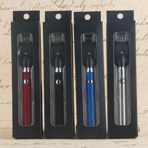 Boîte de vente au détail Préchauffage de l'huile de stylo vape 350mah 510 fil batterie O Pen Tension variable 4.2-3.8-2.7v Préchauffer pour cartouche de vaporisateur en verre