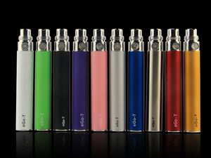 Ego T Batería Ego Evod 510 Batterías de rosca 650 900 1100 mAh Ego-T Vapes Pen 510 Batería en stock Ego-T Twist