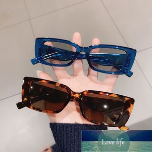 EI Ins Popular Moda Pequeño Rectángulo Gafas de sol Mujer Vintage Leopardo Azul Gafas Hombres Ojo de gato Gafas de sol Sombras UV400 Precio de fábrica diseño experto Calidad Lo último